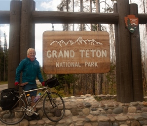 Neil enters Grand Teton