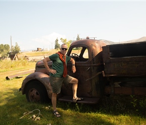 Peter next to old truck n Nevada City