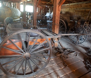 Waggons in Virginia City