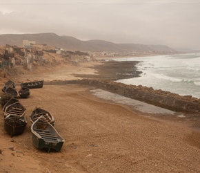 Looking towards Aglou from the old port