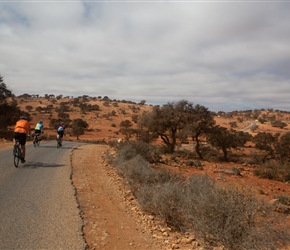 Laurinda and others heading west