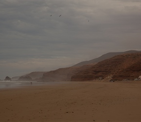 Plage Lgzira. To the right and unseen were a myriad of (very quiet) cafes