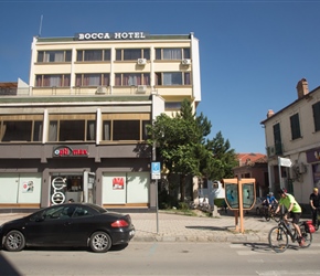 We left the Bocca hotel to head through town