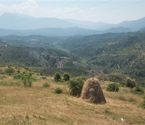 Haystack view and the mountains