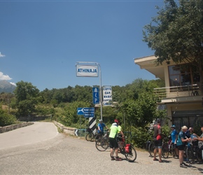 Lunch stop at Athinaja