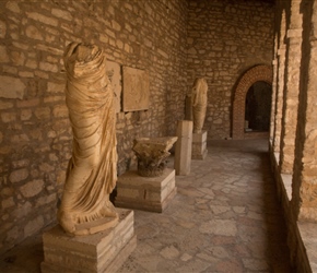 Statues in the museum in Butrint