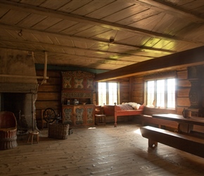 Inside New House in Lillehammer museum