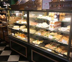 Selection of cakes at Moelv