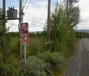 Ian following the signs to Gol
