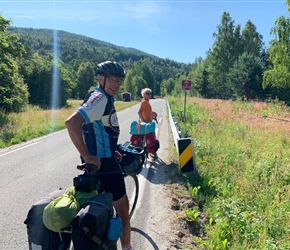 Keith and Neil heading for Kongsberg