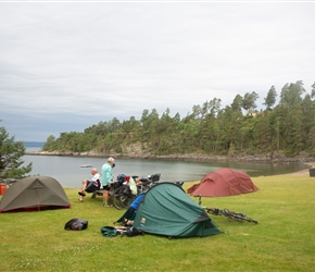 Knatvoldstranda Camping by the sea