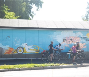 Mural at Drammen