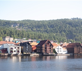 Waterfront dwellings at Drammen