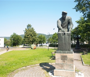 Statue at Drammen