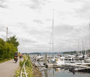 Passing a marina