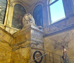 Sarah in Boston Public Library