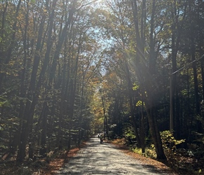 David on the first climb out of Brattleboro