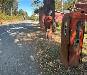 Petrol pumps at East Dummerston