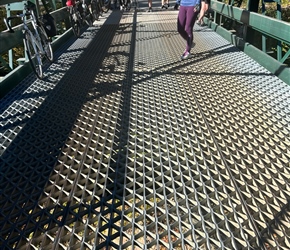 Sarah on Rice Farm Road Iron Bridge