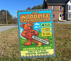 Woodlife carving festival near Chester