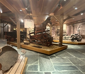 Threshing machine at Billings farm
