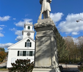 Civil war memorial at Bennington