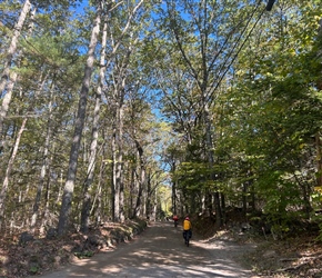 Anita and Shirley through Monadnock State Park