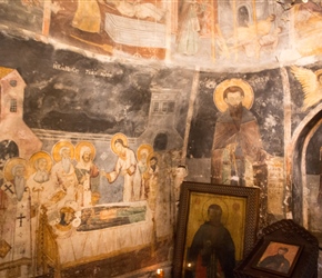 Wall paintings in St Naum monastary