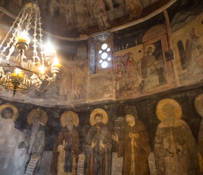 Wall paintings in St Naum monastary