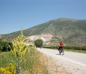Julie approaches Korce
