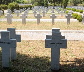 French graveyard Korce