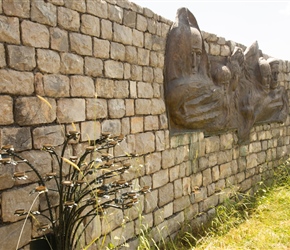Memorial at cemetary in Borove
