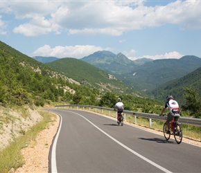 Marcus and Michelle head through the mountains