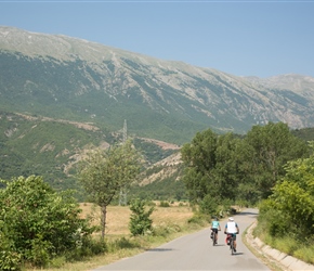 Mike and Dawn start down the valley