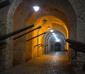 Guns in Gjirokaster castle
