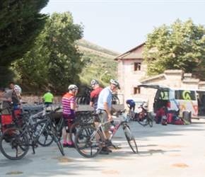 Gathering before the descent