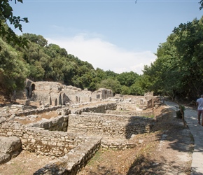 Into the Roman part of Butrint