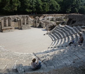 Roman ampitheatre in Butrint