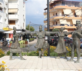 Roadside statues