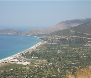 Built up with resorts along the coast